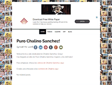 Tablet Screenshot of chalinosanchez.net